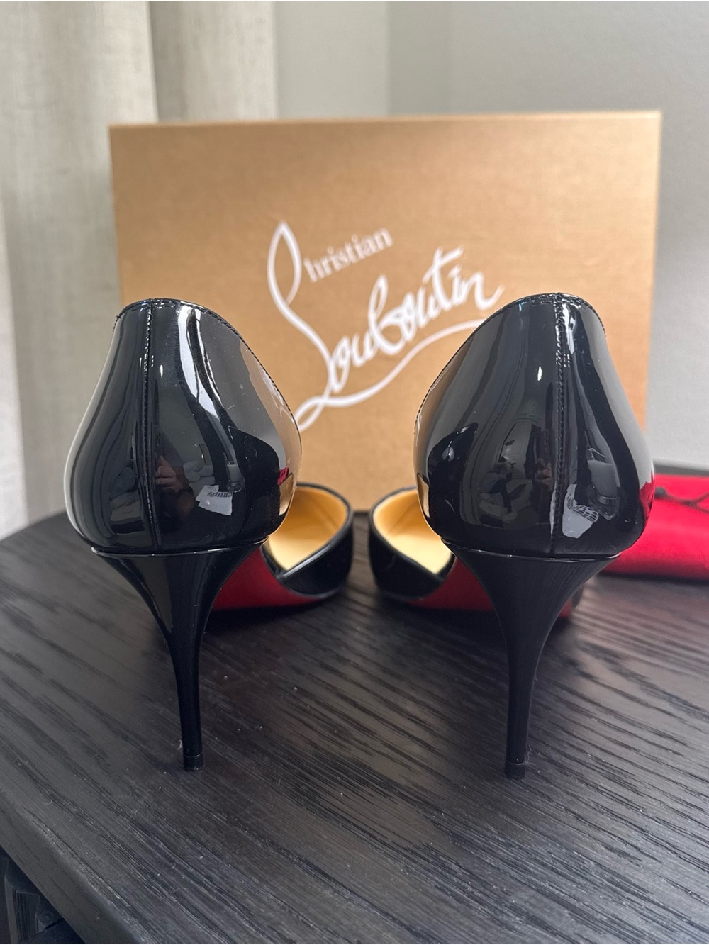 Christian Louboutin Iriza 70 Pumps Patent Black 39.5 - Picture 6 of 9